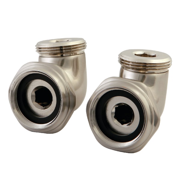 L Shape Elbow for CC457T8, Tub Filler, Brushed Nickel
